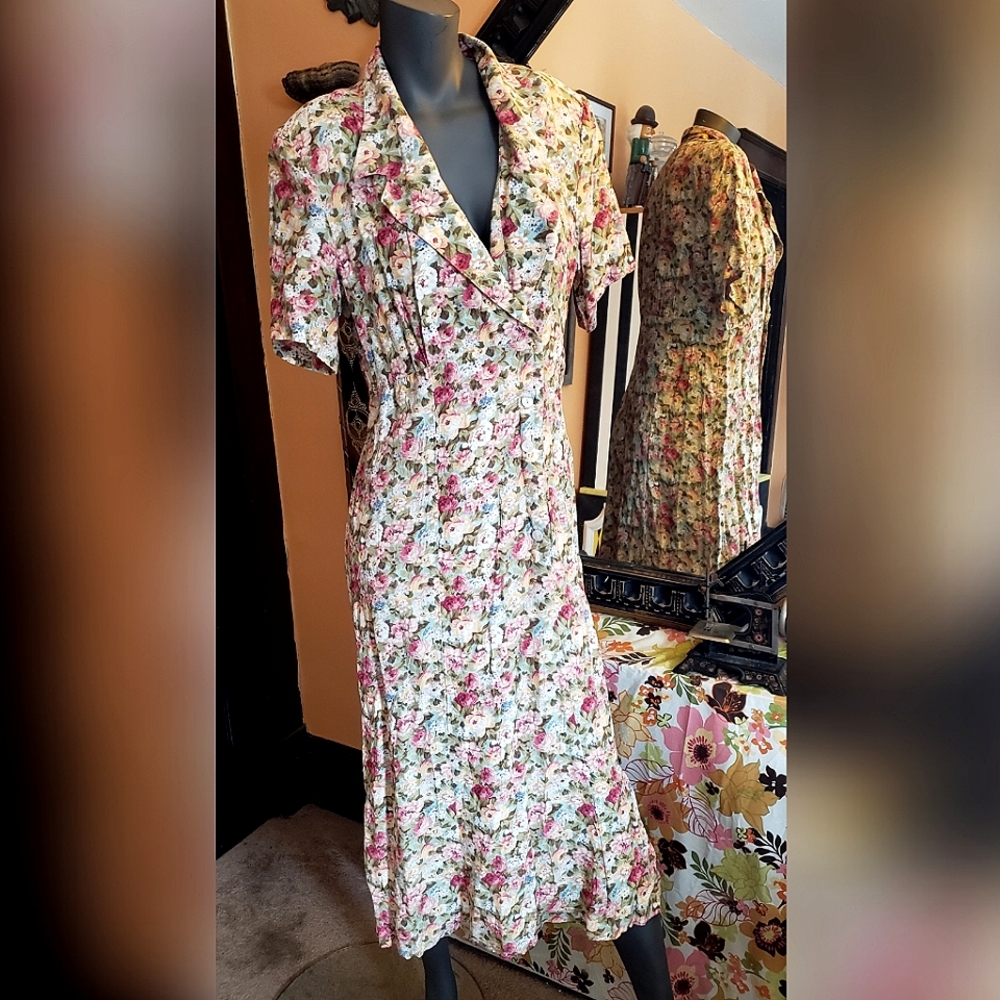 Vintage floral dress